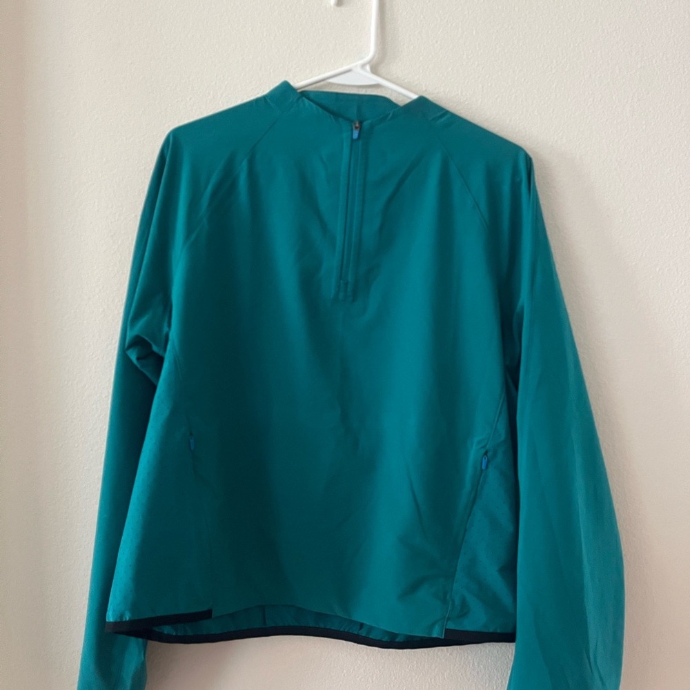 Janji Teal Long Sleeve Running Pullover